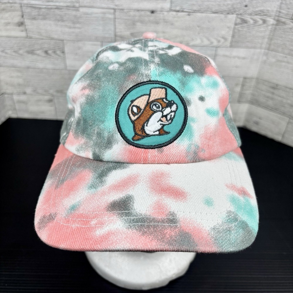 Bucees Beaver Baseball Hat Tie Dye Strap Back Cap Adjustable‎ Buc-ee's Women's